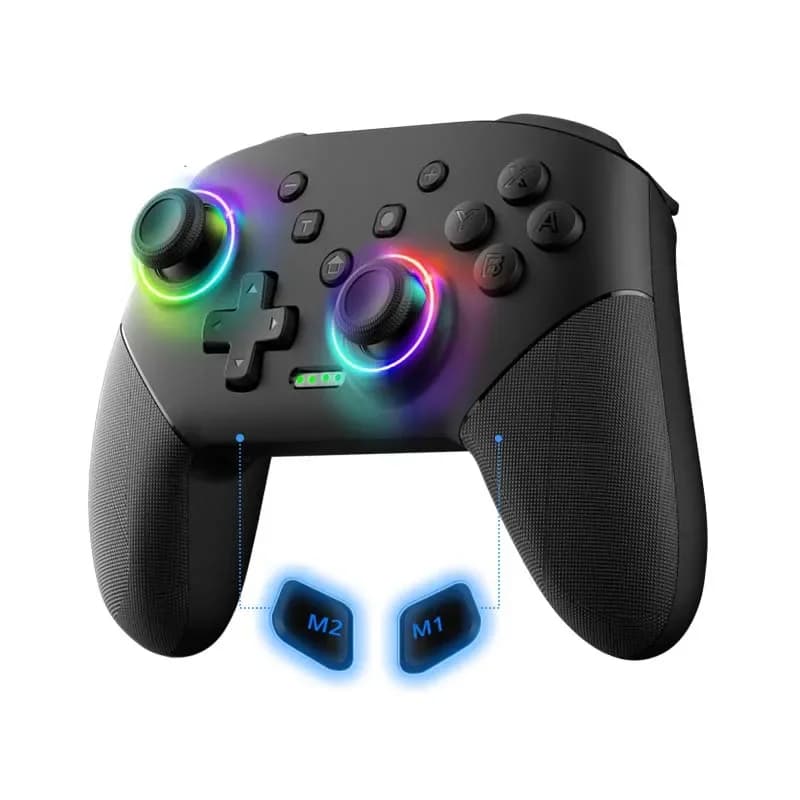 DATA FROG Wireless Pro Controller with Programmable Switch/OLED Switch/Lite/PC Switch
