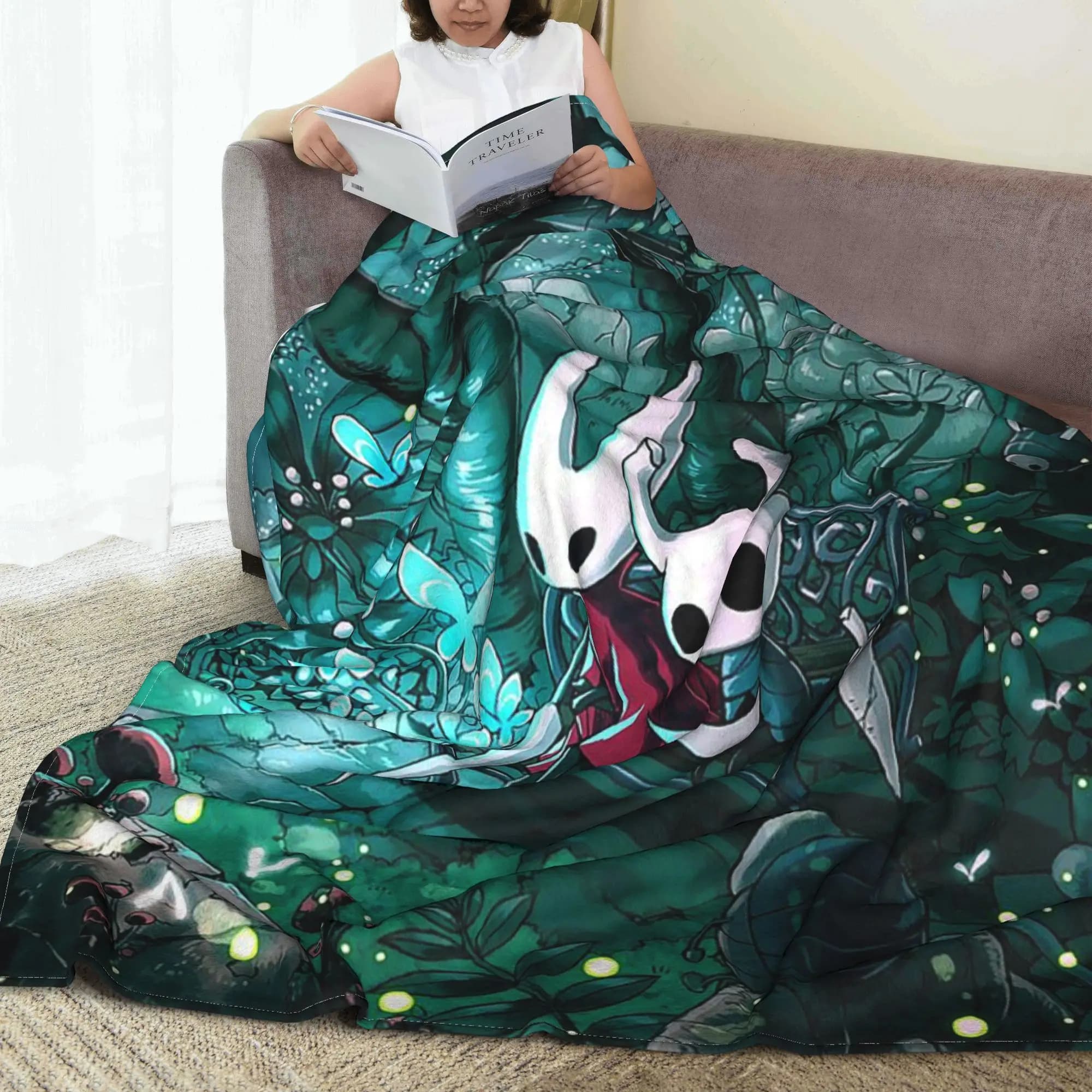 Hollow Knight Hornet Action Adventure Blankets Super Soft Fleece Throw Blanket for Home Bedroom Travel Throws Bedspread Quilt