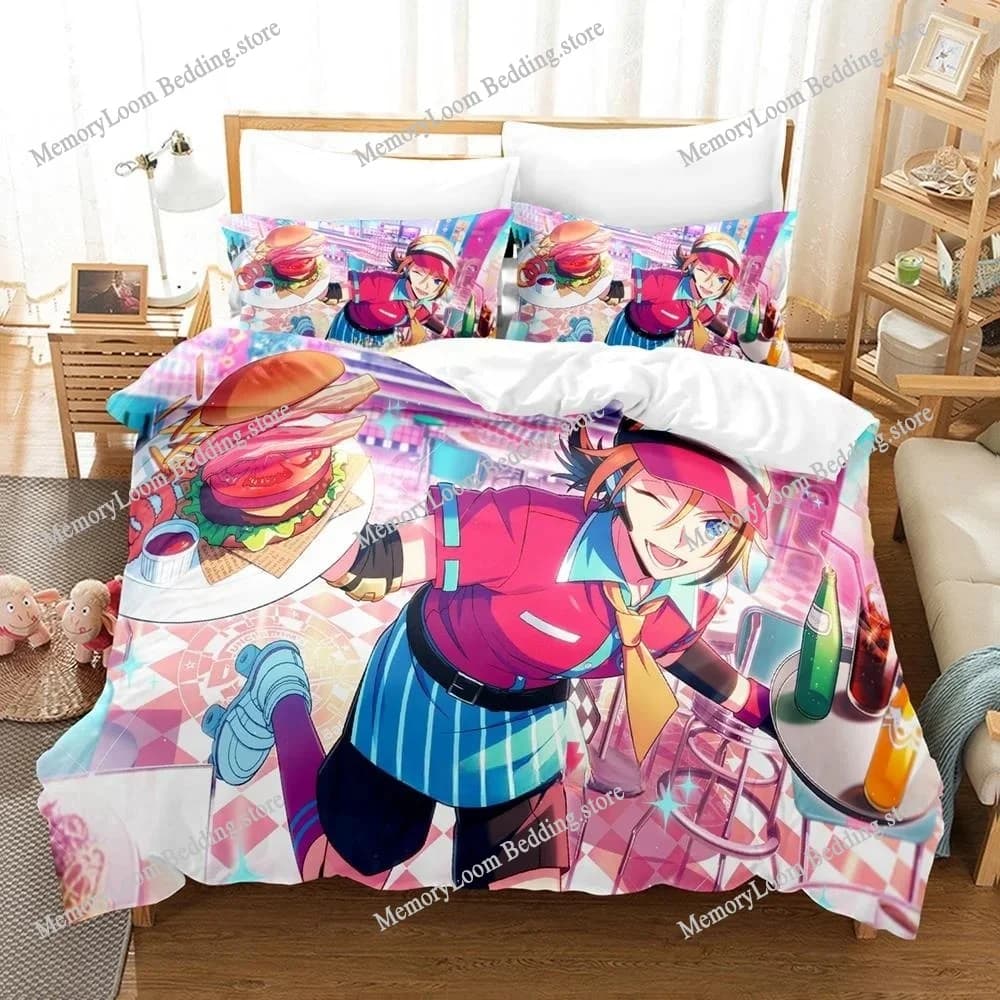 3D Cartoons Game HELIOS Rising Heroes Bedding Set Single Twin Full Queen King Size Bed Set Adult Kid Bedroom Duvet Cover Sets