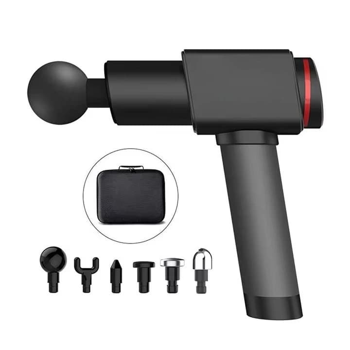 Brushless motor with drop transport 2022 New professional massage gun for 6-speed vibrating percussion fabrics