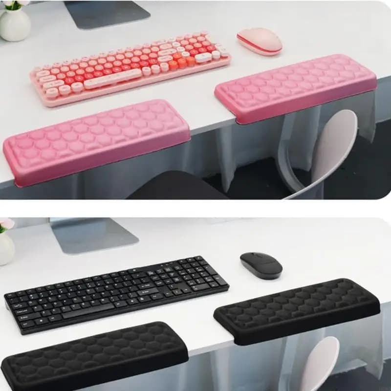 Poggiapolsi in memory foam a forma L per tastiere e mouse, supporto ergonomico H8WD