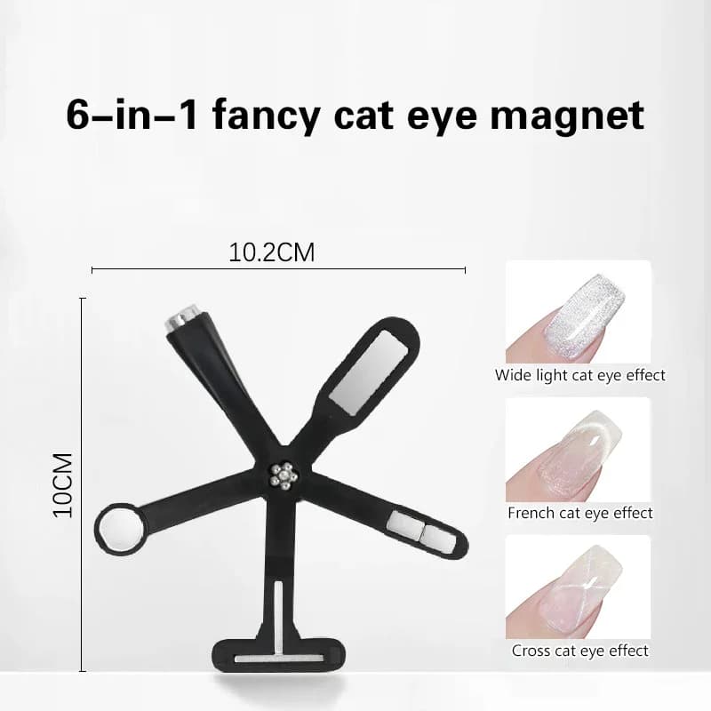 Bastoncino Magnetico Multifunzione per Unghie con Custodia, Effetto Linea e Striscia per Smalto Gel, Strumento per Nail Art