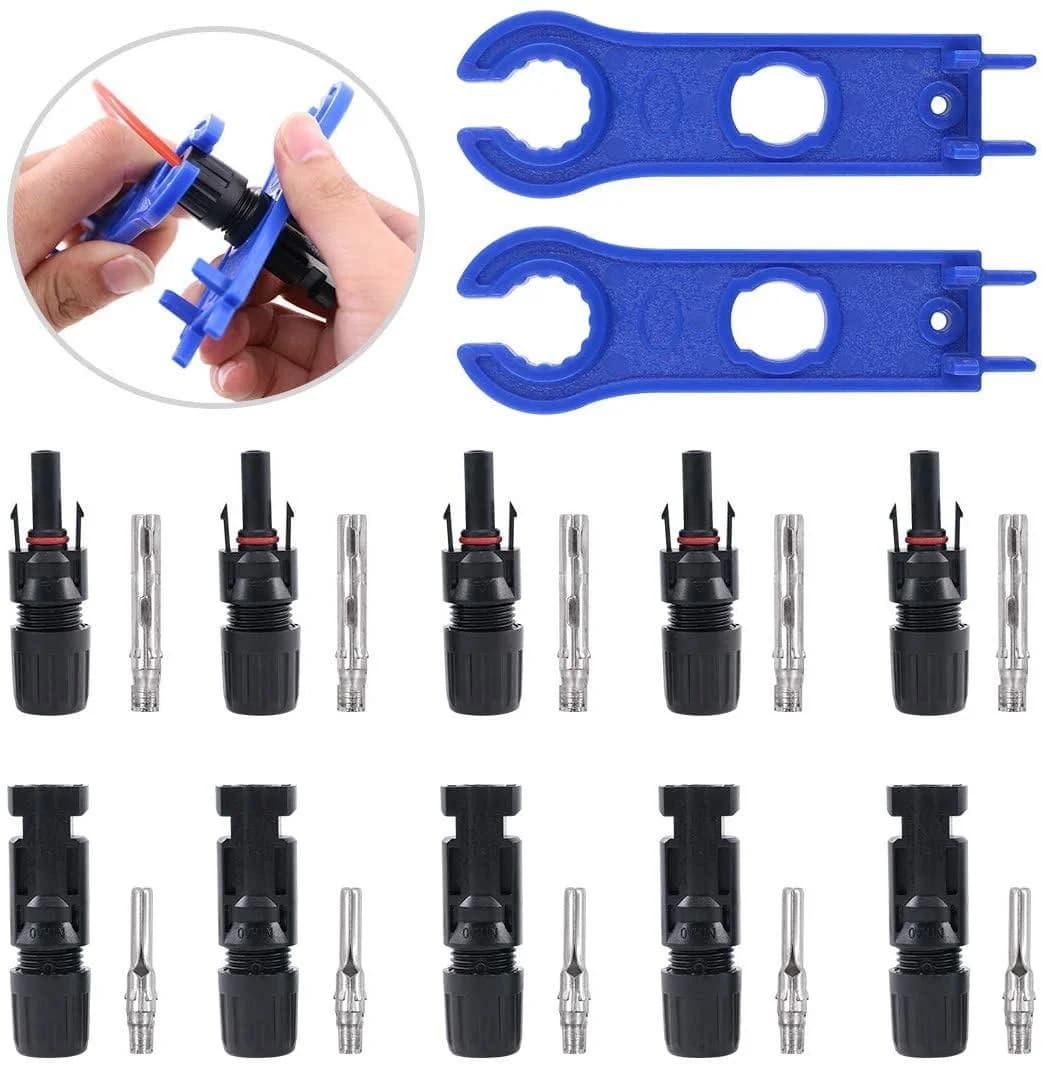 10 pz (5set) connettore solare DC 1000 v30a pannello Stecker connettori Kit IP67 impermeabile per PV/MC pannello solare cavo 2.5/4/6 mm2