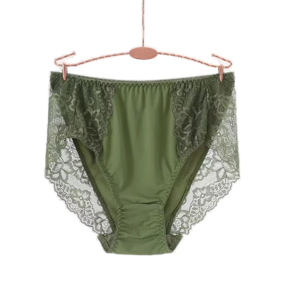 Women's Panties High Waist Lace Thin Soft Underwear Sexy Underpants Plus Size 7XL High Quality Female Briefs