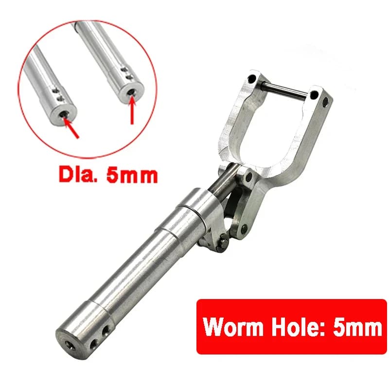 1 piece of 5mm Hole Kneeling Damping Bear Landing Trolley Height 75mm-165mm Verme Shock Tripod For 3-4kg RC Aircraft EDF