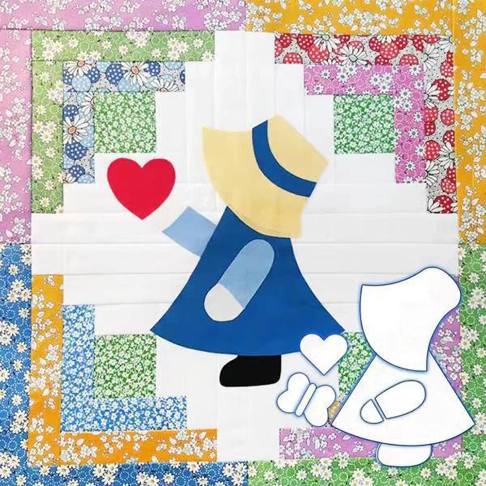 Modello generale per trapunta modello Bill Modello per quilting in plastica Righello per artigianato fai-da-te