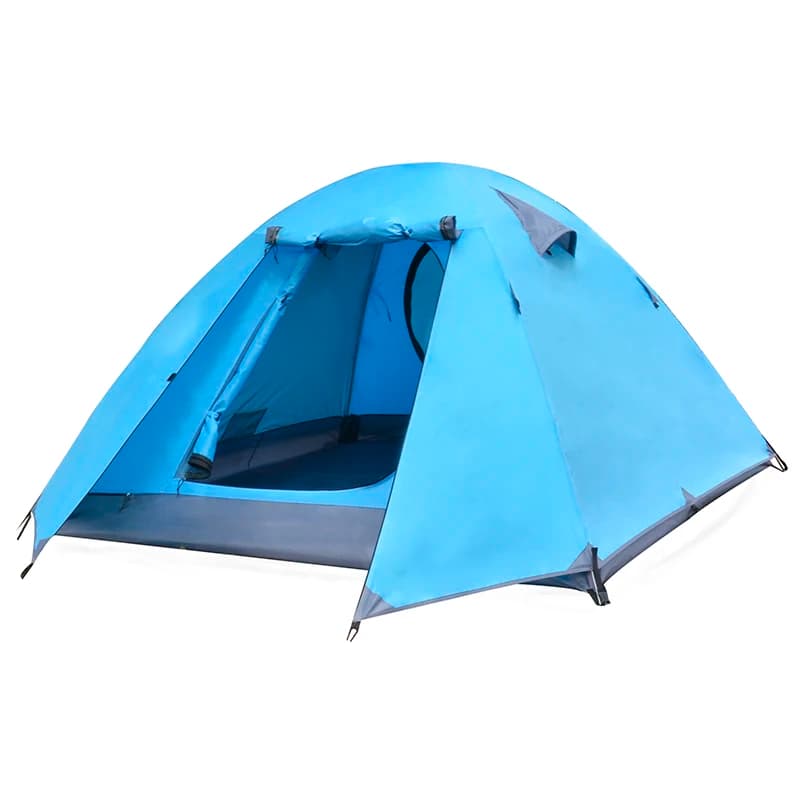 Tenda da Campeggio Impermeabile a Doppio Strato per 4 Persone in Poliestere 210T, Disponibile in Stock dalla Fabbrica