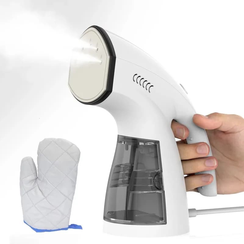 Vaporizzatore Portatile per Vestiti con Serbatoio d'Acqua da 250ml, Ferro da Stiro a Vapore per Casa, Disponibile per UE, UK, USA