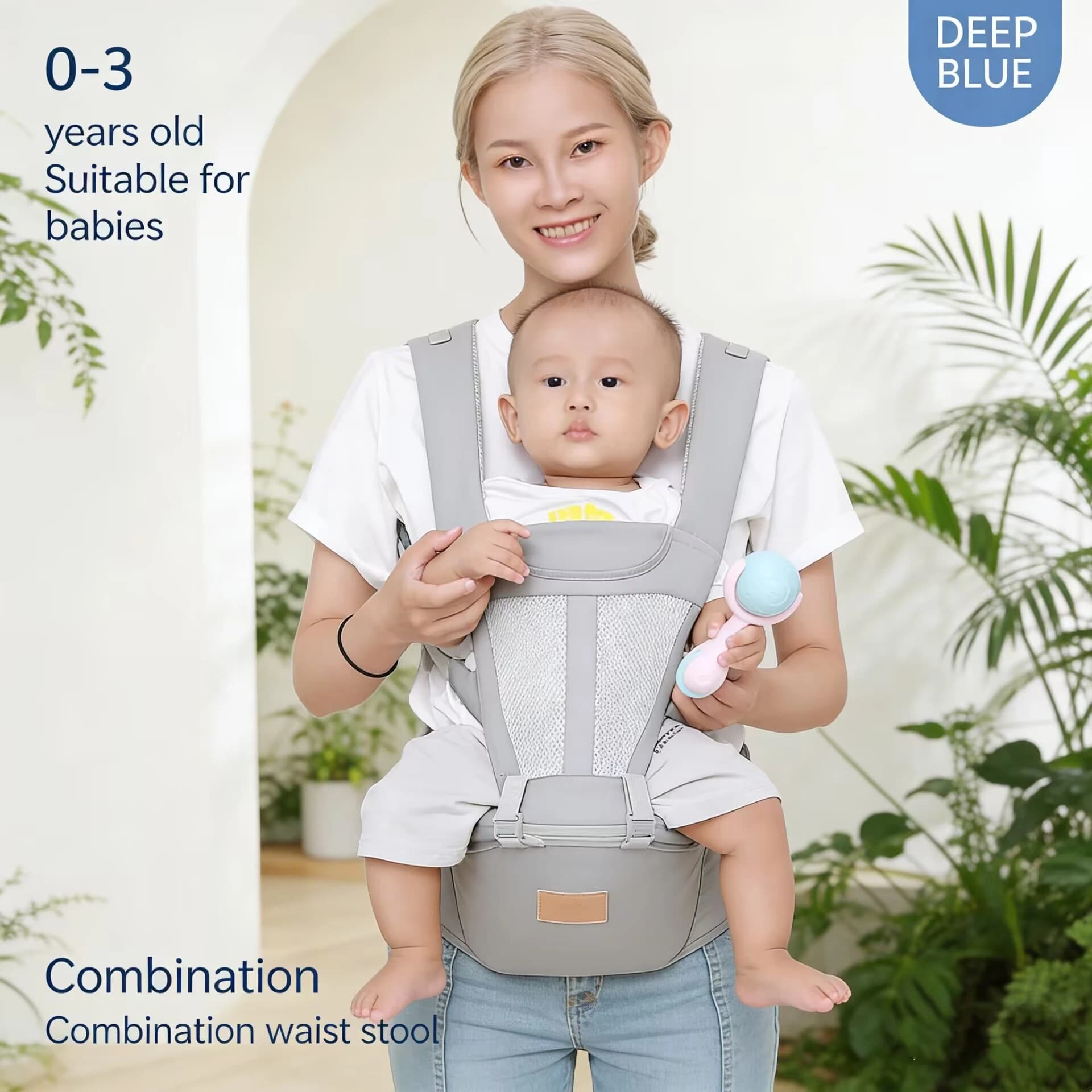 Baby Carrier Ergonomic Multi-use Before and After Kangaroo Bag Accessories Infant Multifunctional Waist Stool Newborn To Toddler