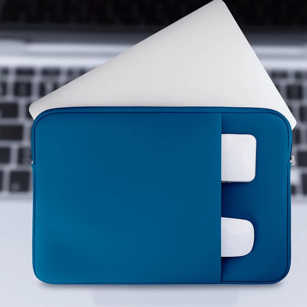 Borse per laptop portatili antigraffio Custodia protettiva Custodia per laptop leggera Borsa da donna con doppia cerniera in materiale morbido