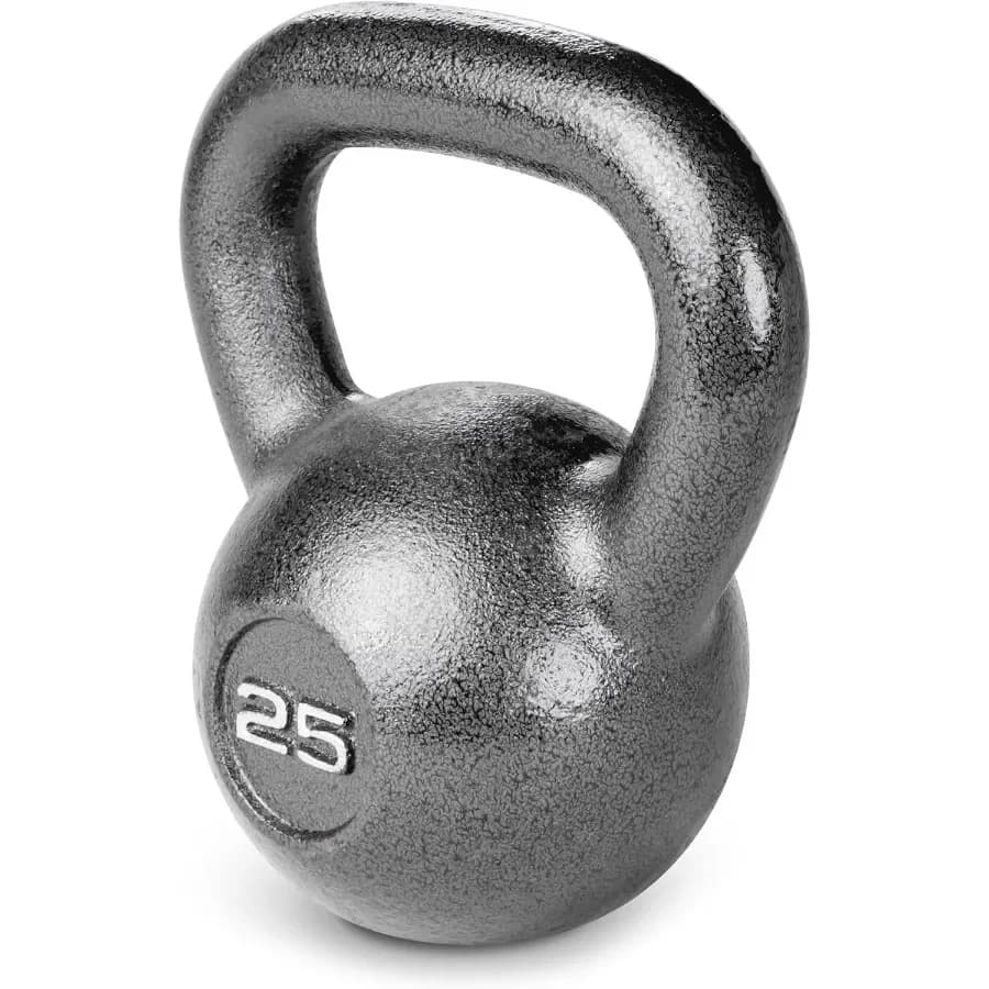 Marcy Hammertone Kettle Bells 25 pounds HKB workout weights for full body strength training Set of adjustable handlebars with Erg