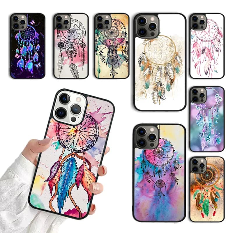 Dream catcher watercolor Phone Case For iPhone 17 Air 15 16 11 12 13 14 Pro Max Cover For iPhone 17 Air Max Plus Fundas