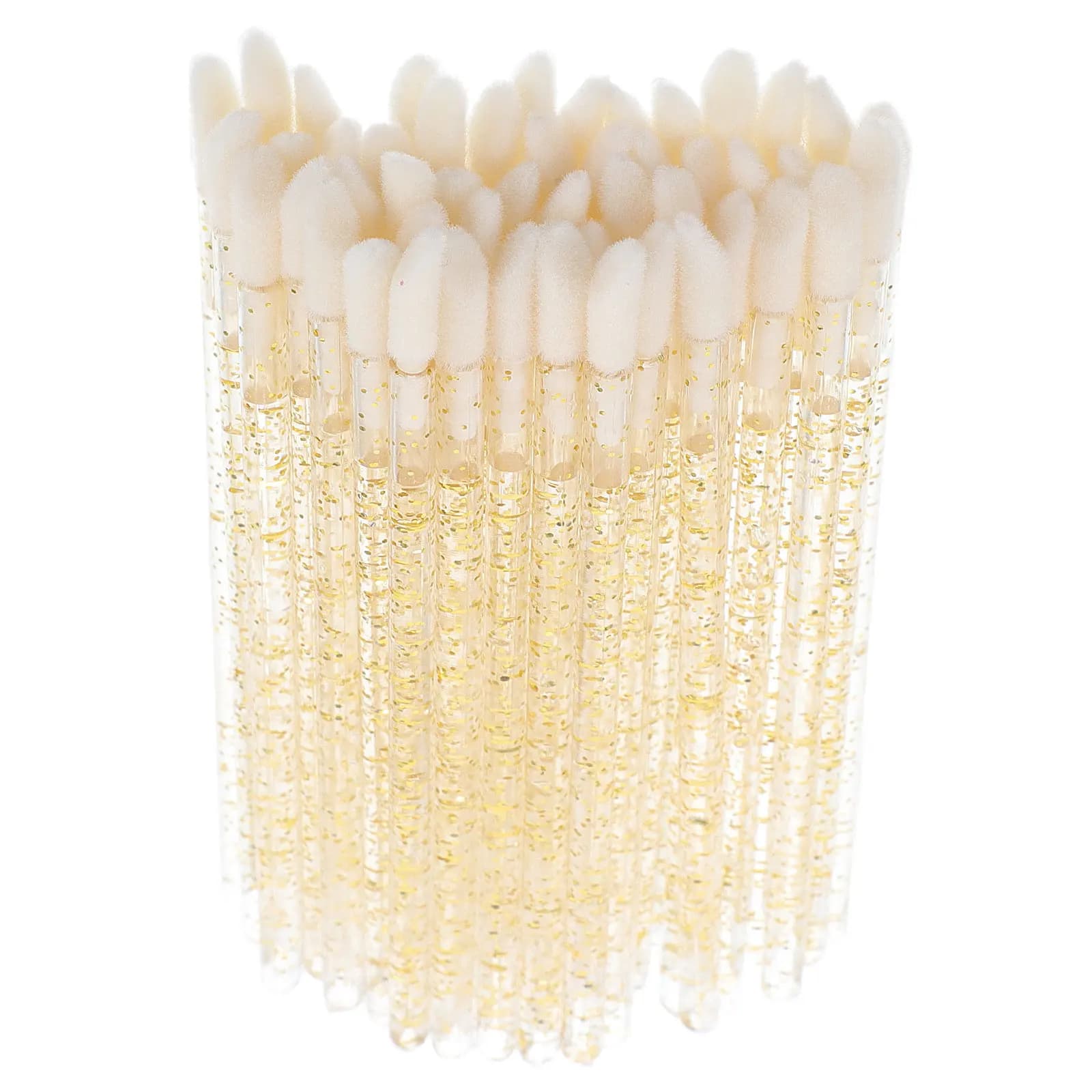 100 disposable lip brushes for lipstick application, balm and lip gloss, beauty tools for make-up, cosmetics