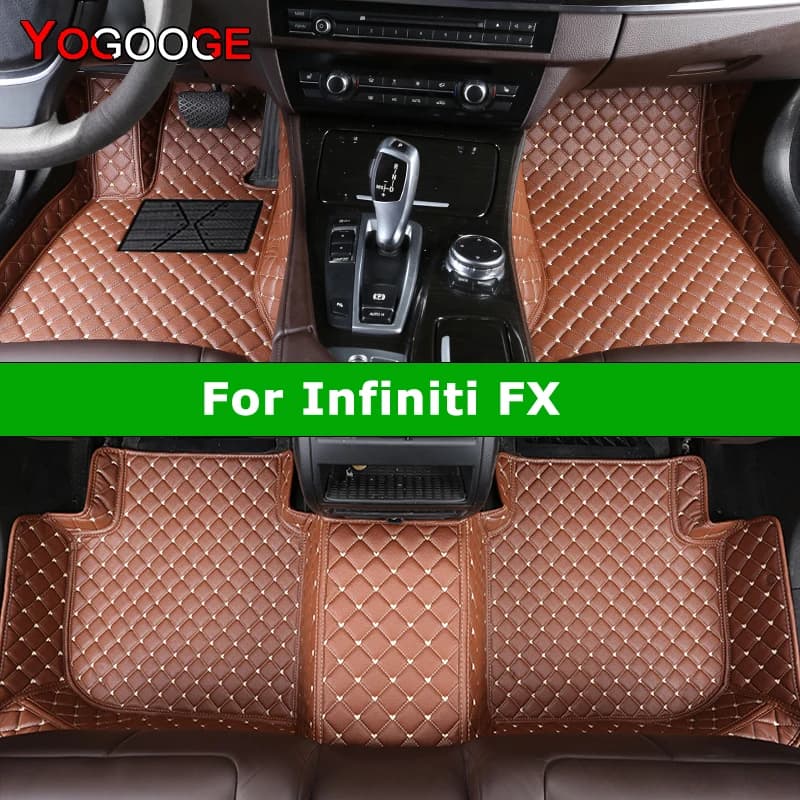 YOGOOGE tappetini Auto personalizzati per Infiniti FX FX30 FX35 FX37 FX45 FX50 Auto tappeti piede Coche Accessorie