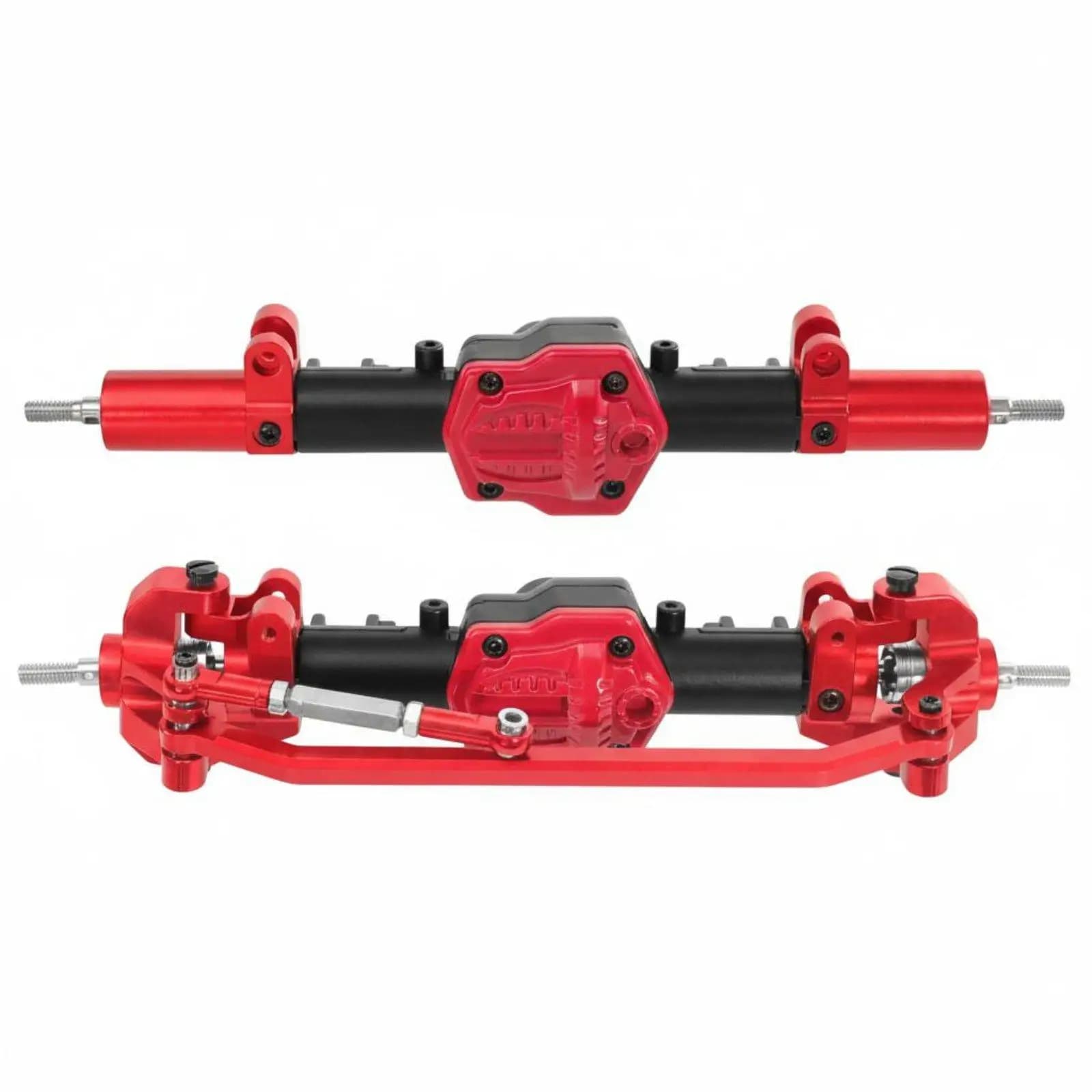 Vehicle Axle Assembly Metal Upgrade Kit RC Car Axle Set for MN128 MN86 SUV Model Off Road Parts
