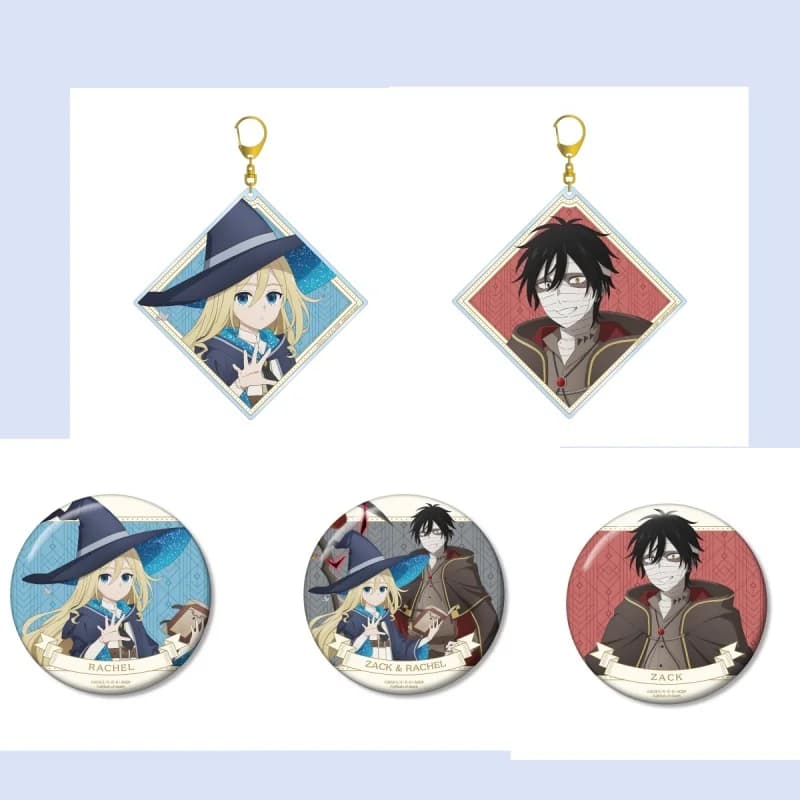 Angels of Death 6cm Rachel Zack Acrylic Pendant Keychains Bag Decorations Accessories Souvenir Collection