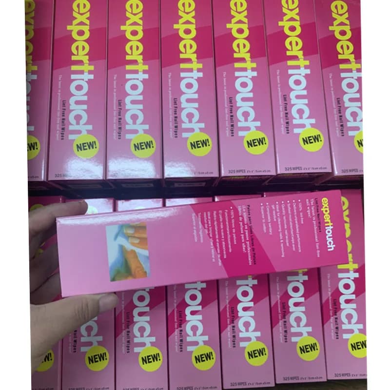1/2/5/10 professional box cotton briquette nail wipes non-lanugine nail art gel polish removal cleaning cosmetic nail cleaning cotton cleaning