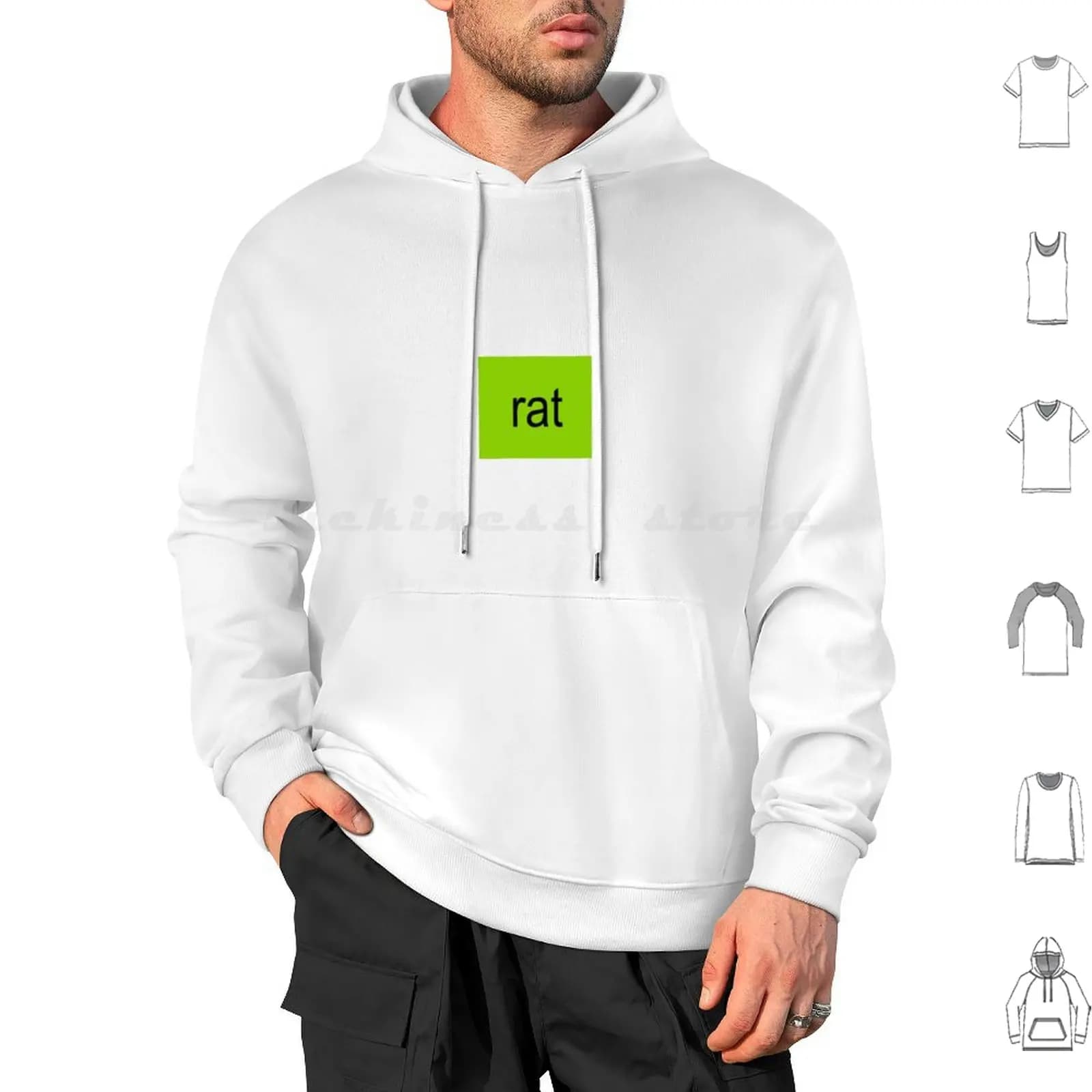 Rat Not Brat Charli Xcx Album Cover Sticker Hoodies Long Sleeve Brat Charli Charli Xcx Music Pop Culture Club Classics