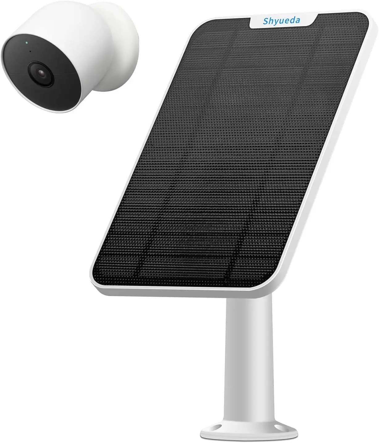 New 4W Solar Panel for Nest camera (battery ) Weatherproof 13.1ft Power Cable mount, IP65 Weatherproof