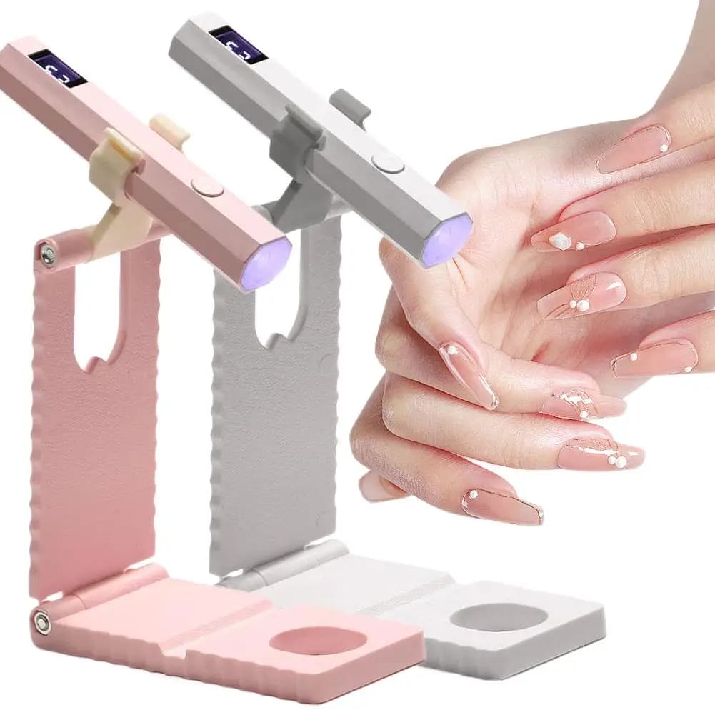 Pratica Lampada Asciuga Unghie Portatile MINI UV/LED per Polimerizzazione di Tutti i Gel Polish, Strumento per Nail Art, Ricaricabile USB, Asciugatura Rapida