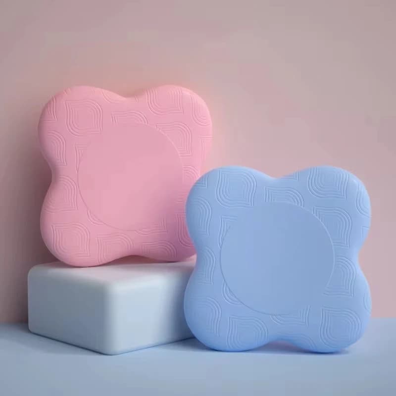 2pc Pilates Yoga Knee Pad Mano Pad Protective Yoga Mat Solid Soft TPE Foam Flat Support Pad Fitness Accessories