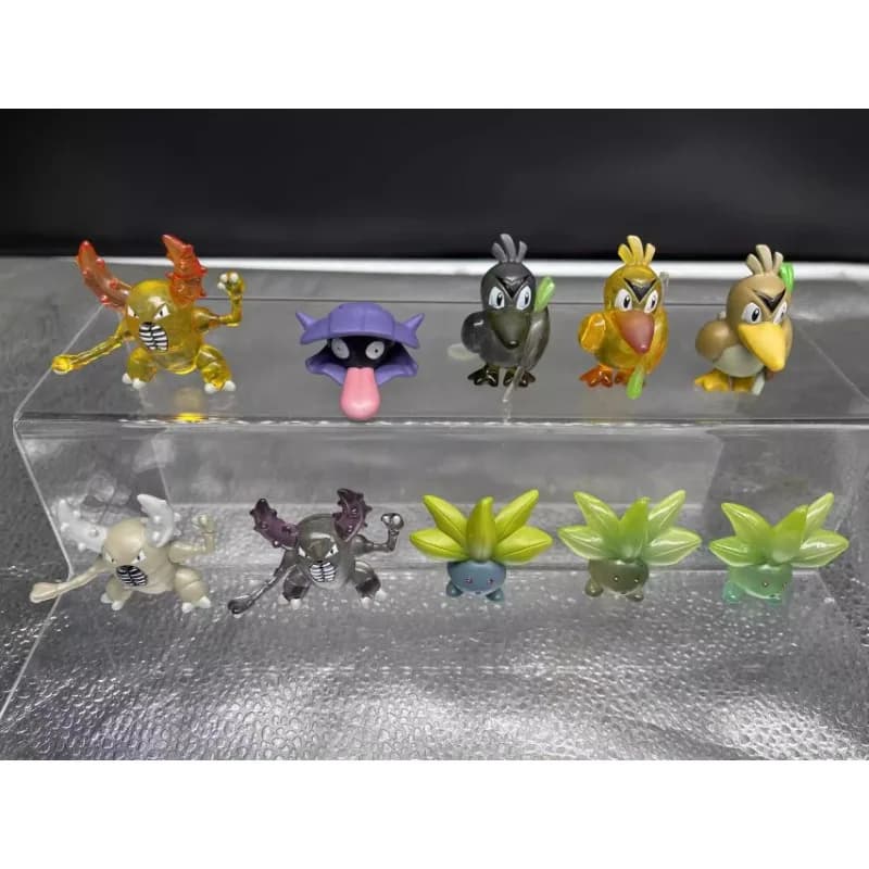 Figura Pokemon Oddish Shellder Pinsir Farfetchd Doll Ornamenti Accessori Giocattolo per bambini