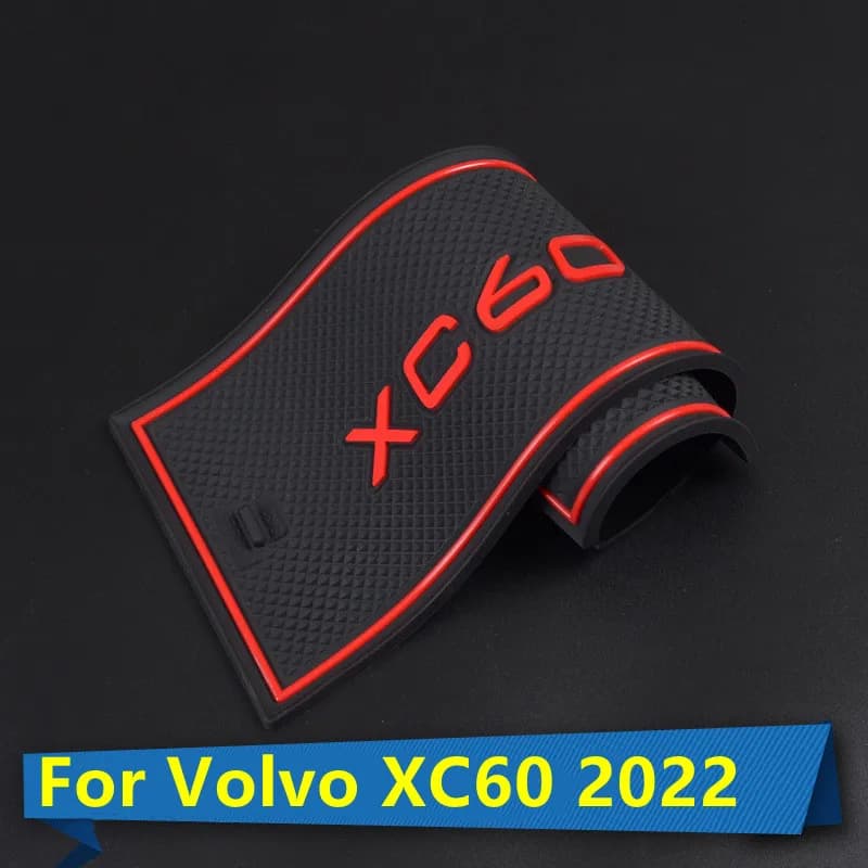 Lnterior Anti Slip Zerbino Slot Pad Door For Volvo XC60 2022 Cup Bearing Slot Pad Car Accessories