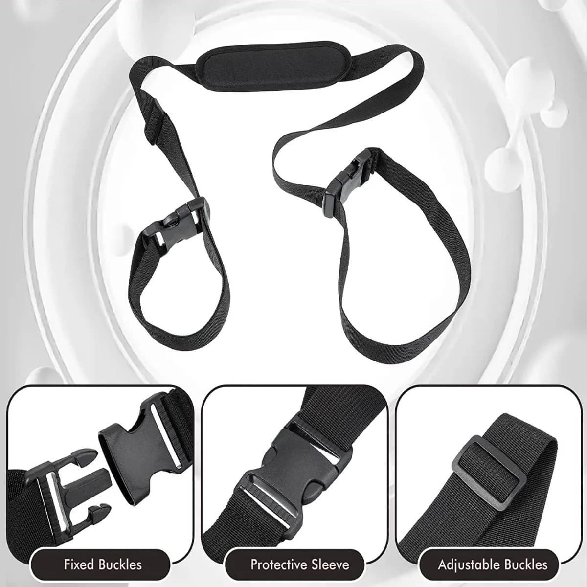 Carry Strap for Beach Chair Heavy Duty Scooter Carry Strap Durable Adjustable Shoulder Strap for Yoga Mat Folding Chair