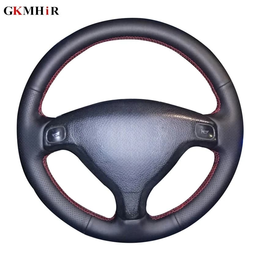 GKMHiR Black Leather Car Seat Cover for Opel Astra G 1998-2007 Zafira A 1999-2005 Chevrolet Sail 2003
