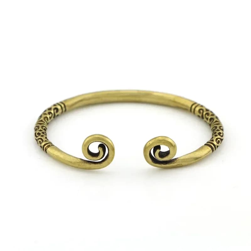 Bracciale in ottone Sun Wu Kong, supereroe cinese, Re Scimmia, anello rigido, fatto a mano, stile antico, gioielli alla moda per uomo e donna