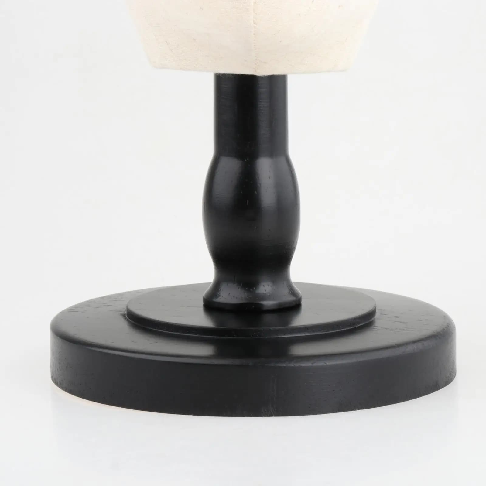 Kid Mannequin Manikin Head Wig Display Head Multipurpose Wooden Base Headphones