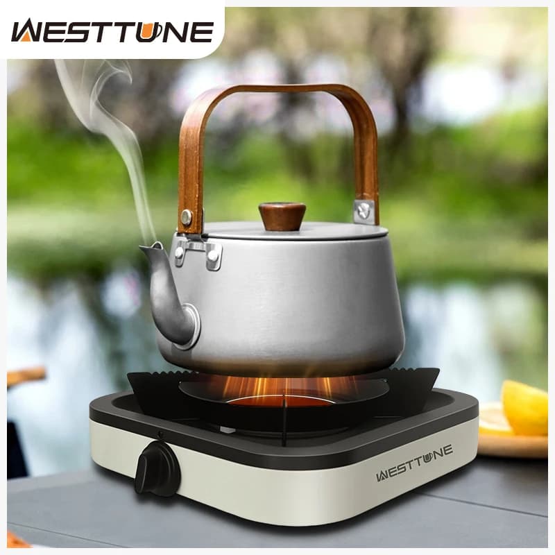 WESTTUNE Portable Camping Gas cooker Outdoor kitchen cooker Butane gas burner 3600W with electronic barbeque ignition