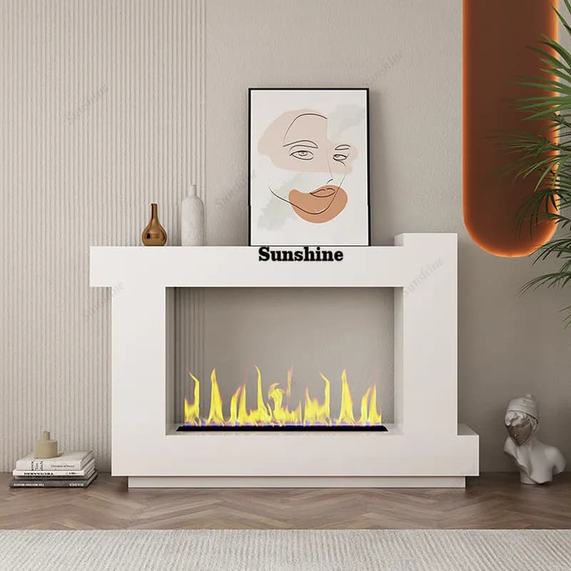 Mobiletto decorativo americano di lusso leggero con umidificatore integrato, stile semplice