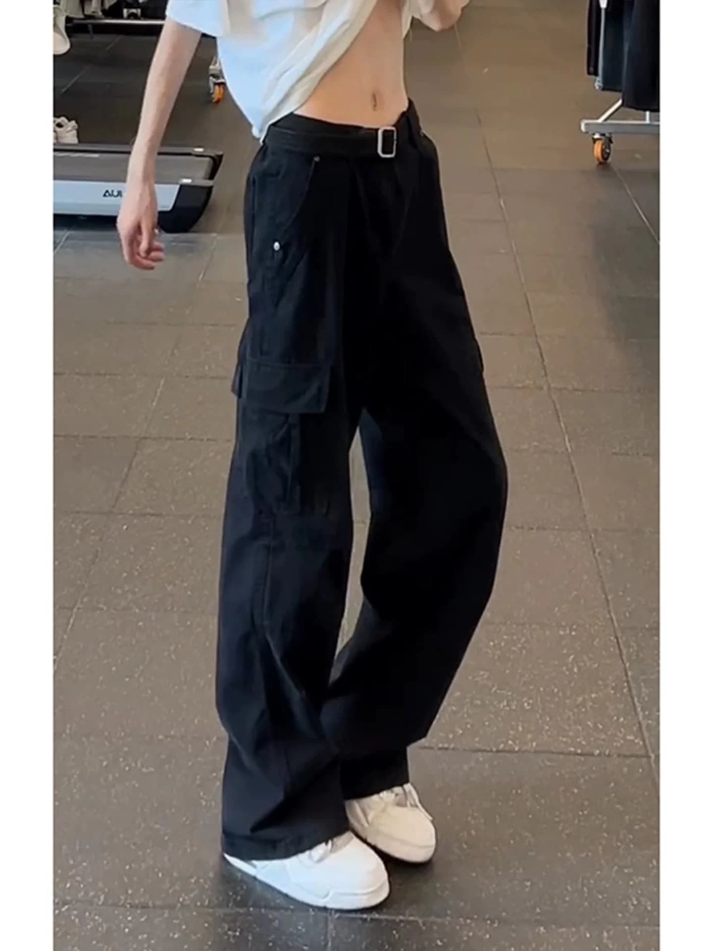 Cleanfit Black Workwear Jeans Men's Spring American Vibe Micro Flared Pants Leg Lengthening Straight Blade Pants