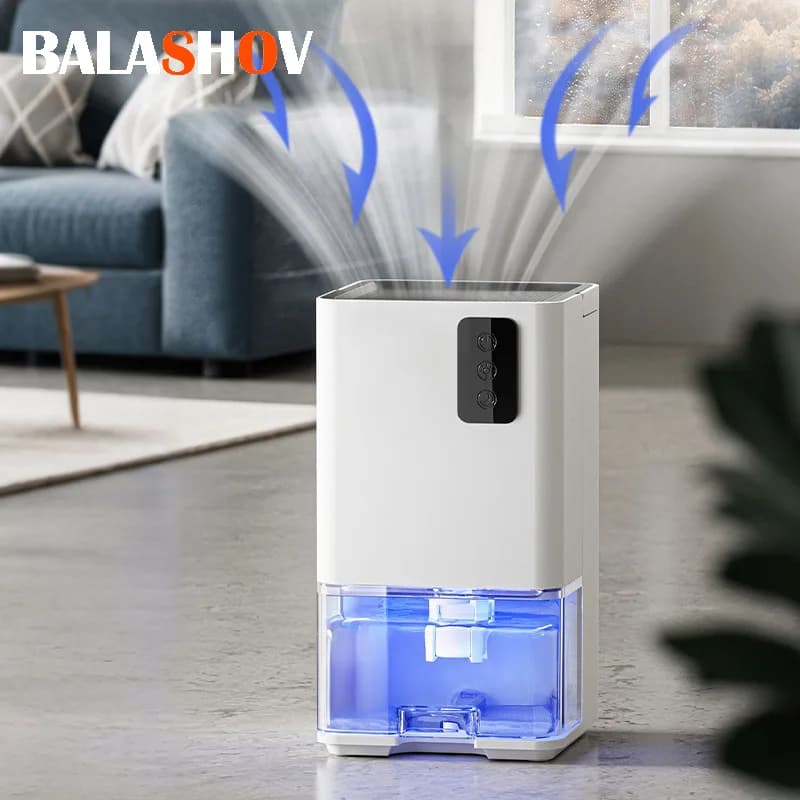 Deumidificatore portatile per home office e camper Elimina umidi muffe e umidità Facile da usare ed efficiente in energia Spina UE/USA