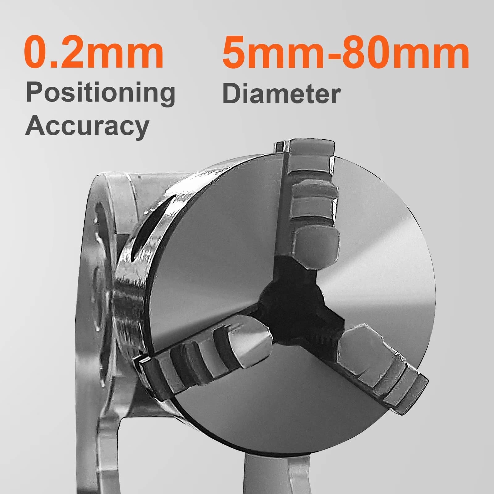 360° Laser Engraver Rotary Axis for Fiber Laser Marking Machine 80mm Max Rotation Universal Accessories for Laser Engraving