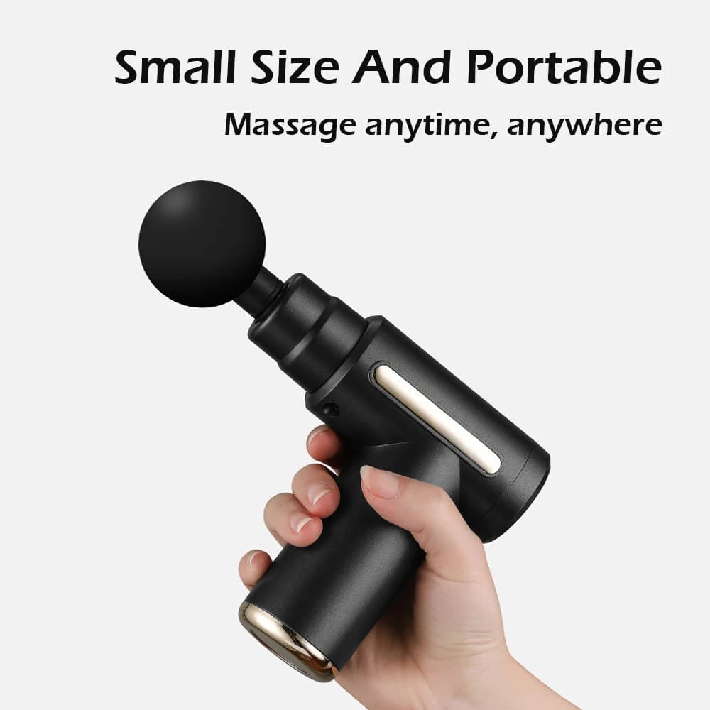 Deep Muscular Massage Gun, Mini Light Equipment with Adjustable Speed, Fit for Body