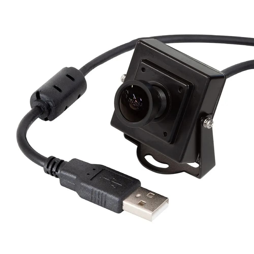 Fotocamera USB grandangolare Arducam da 16 MP con custodia in metallo, webcam video CMOS IMX298 Mini UVC USB 2.0 4K da 1/2,8" senza microfono, con