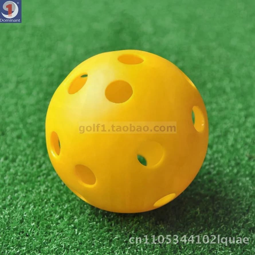 72mm Hollow Golf Ball Practice Toy Ball with 26 Holes Indoor Sports Golfing Accessory Multiple Colors Available