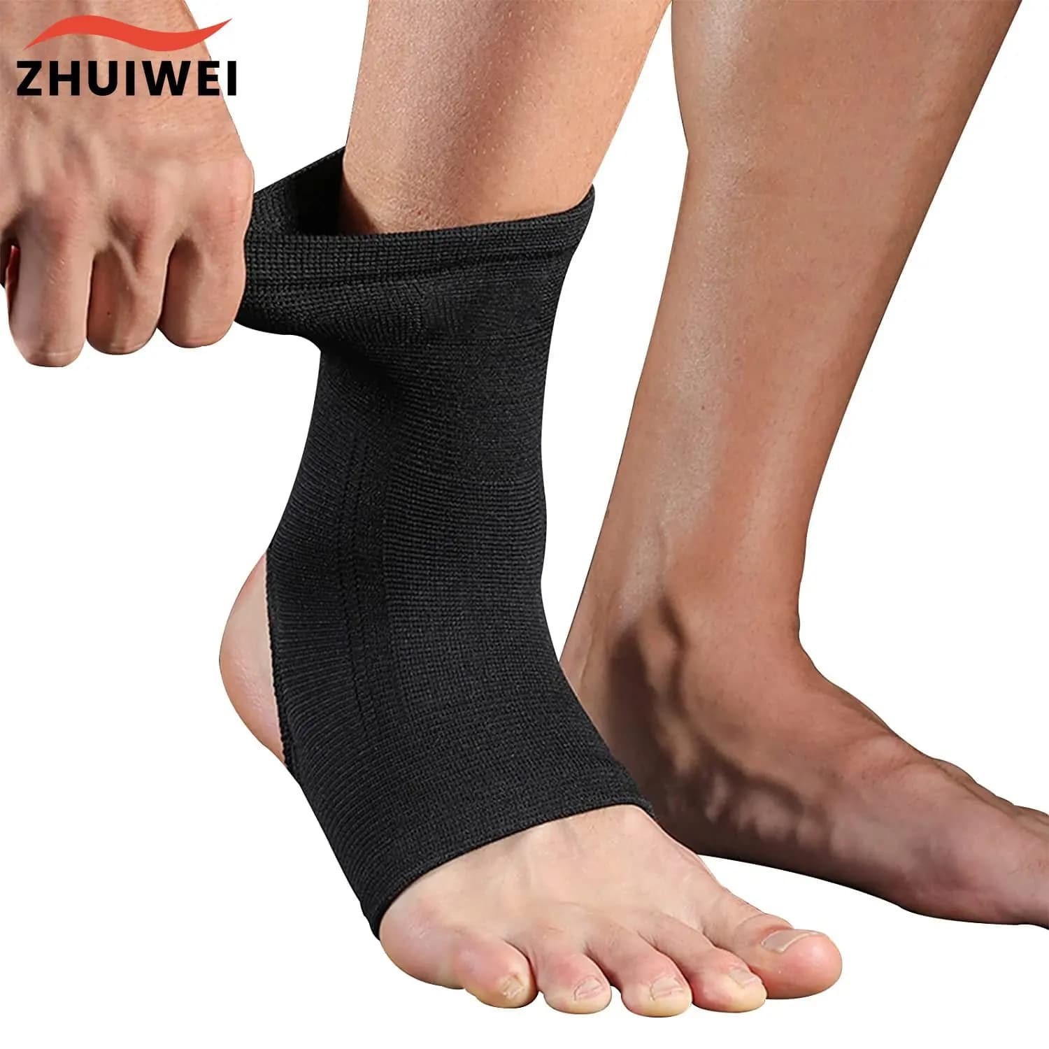 Manicotto di compressione per tutore per caviglia da 1 pezzo, fascia per caviglia e supporto per caviglia per donne e uomini, calzino di compressione per caviglia per distorsione, gonfiore
