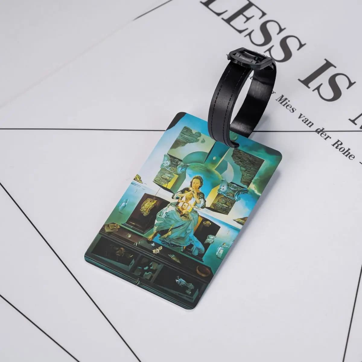 Etichette per Bagagli di Salvador Dali, Accessori per Valigie, Targhette da Viaggio con Spazio per Nome e Indirizzo