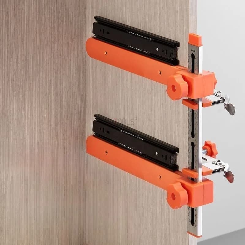 Binary assistant for drawers, wardrobe, quick fixing, positioning, punching, installation tool, adjustable joint, DIY artifacts