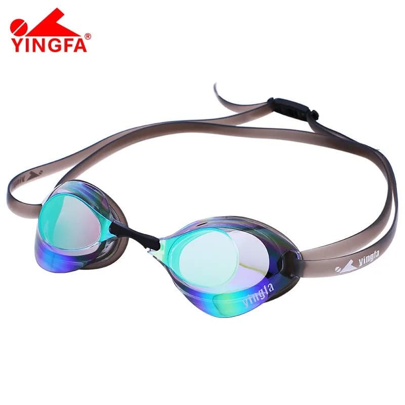 High definition waterproof and anti-fog color coated swimming goggles Y-N.2AF (v)
