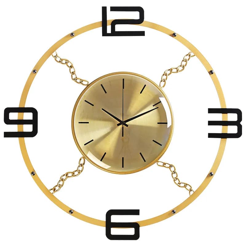 Orologio da Parete per Soggiorno e Sala da Pranzo, Decorazione Domestica alla Moda, Orologio Creativo Moderno e Semplice di Lusso Leggero