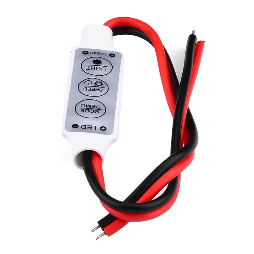 1Pcs Mini 12V LED Light Dimming 3 Keys Controller Dimmer Driver and Switch 3528 5050 5630 Newest Control Led Strip Light