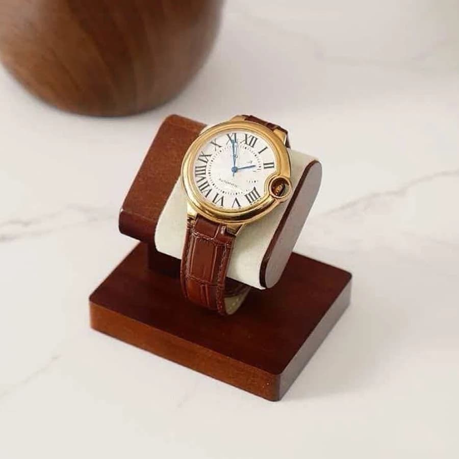 Espositore in Legno per Orologi, Porta Bracciali, Organizzatore di Gioielli, Supporto per Orologi da Vetrina e Scrivania