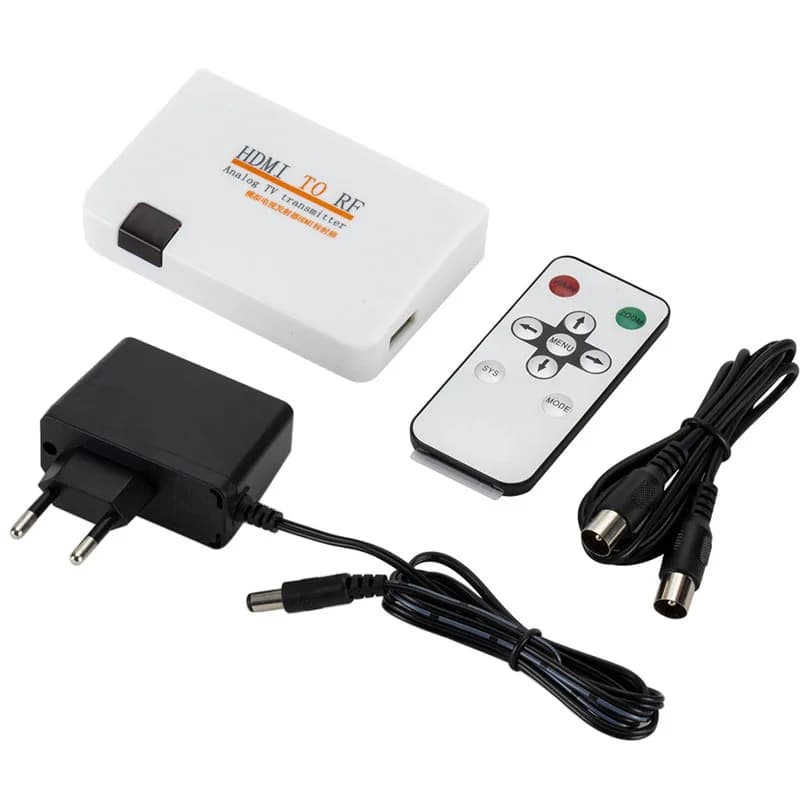 Analog receiver from HDMI to RF from HDMI to TV Closed signal cable from HDMI