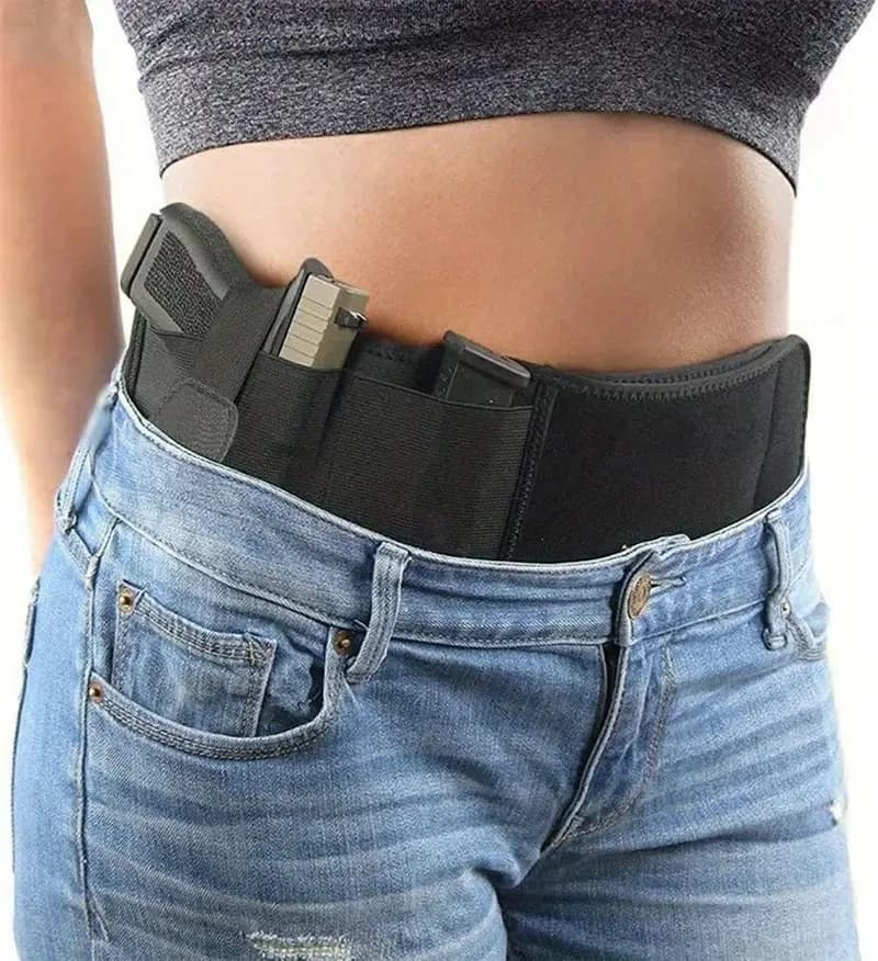 Cintura Tattica Multiuso per Uomo, Portaoggetti Nascosto per Caccia, Fitness e Difesa, con Tasca per Telefono