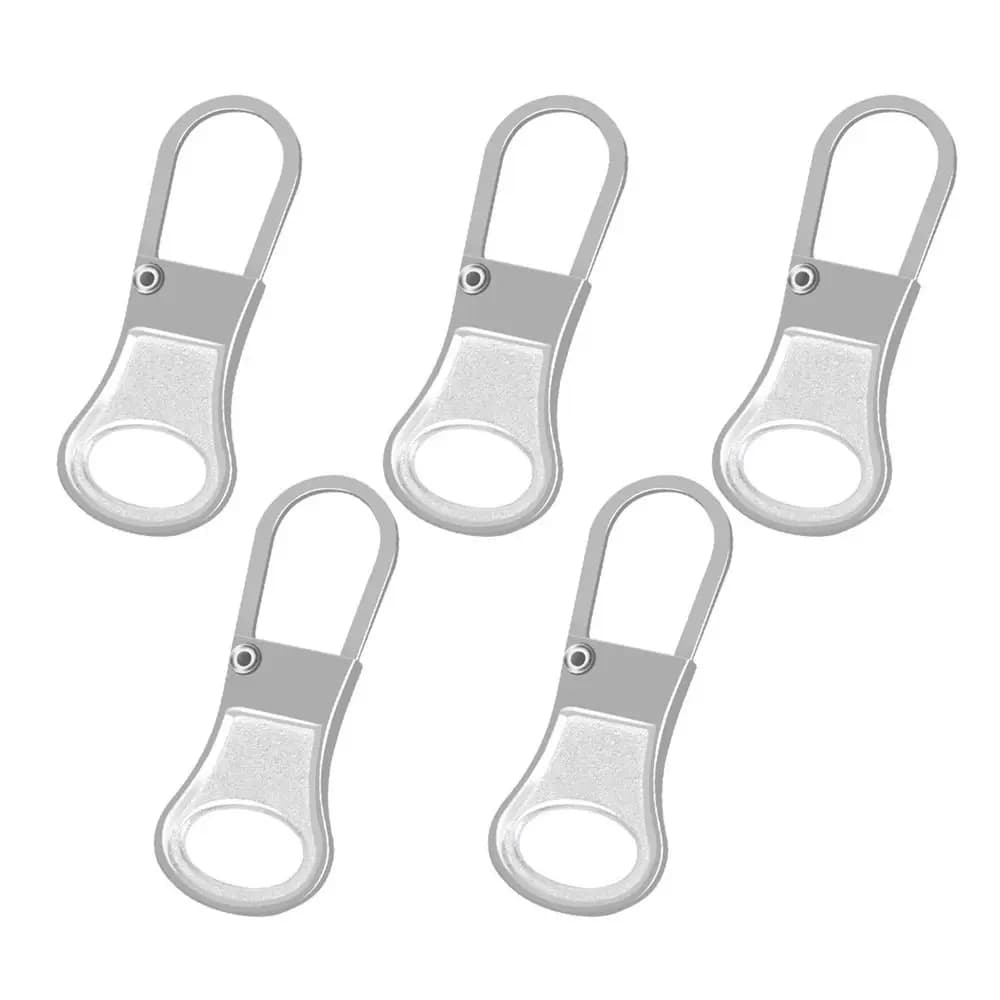 5 pezzi di ricambio con cerniera in metallo cucito fai da te staccabile linguetta di ricambio cerniera zaini borse riparazione cursori con cerniera testa testa con cerniera