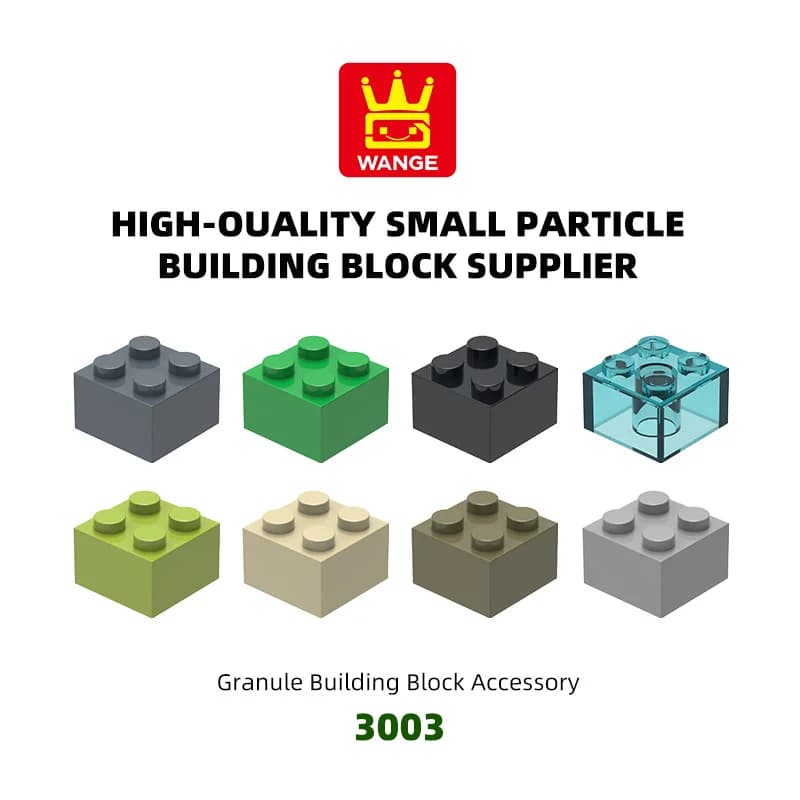 Wange 3003 100g/77 Pz 2x2 Alto 4 Fori Building Block Moc Colore Parti Sparse Creatività con Mattoni FAI DA TE Giocattolo Per Bambini assemblaggio
